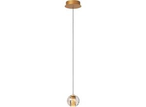 5411212134523 - Dilenko - Pendelleuchten - ø 14 cm - led - 1x42W 2700K - Mattes Gold   Messing - Lucide