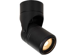 5411212144386 - Niort - Wandstrahler   Wandleuchte Innen Außen - 1xGU10 - IP44 - Schwarz - Lucide