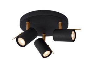 5411212176912 - Grony - Deckenstrahler - led Dim to warm - GU10 - 3x5W 2200K 3000K - Schwarz - Lucide