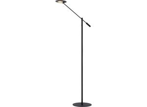 5411212193988 - Anselmo - Stehlampe Mit Leselampe - ø 25 cm - led Dim - 1x9W 3000K - Schwarz - Lucide