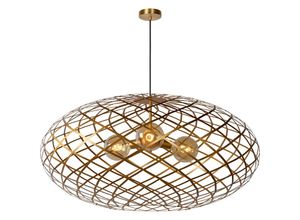 5411212211149 - Wolfram - Pendelleuchten - ø 100 cm - 3xE27 - Mattes Gold   Messing - Lucide