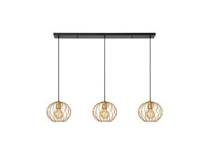 5411212211545 - Danza - Pendelleuchten - 3xE27 - Mattes Gold   Messing - Lucide
