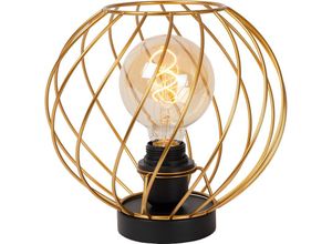 5411212211583 - Danza - Tischlampe - ø 25 cm - 1xE27 - Mattes Gold   Messing - Lucide