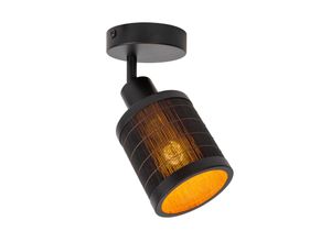 5411212211668 - TAGALOG Deckenstrahler Ø 10 cm 1xE27 Schwarz