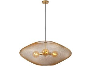 5411212211965 - Mesh - Pendelleuchten - ø 85 cm - 3xE27 - Mattes Gold   Messing - Lucide