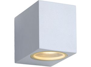 5411212221018 - Zora-led - Wandstrahler   Wandleuchte Innen Außen - led Dim - GU10 - 1x5W 3000K - IP44 - Weiß - Lucide