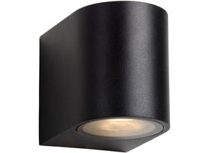 5411212221049 - Zora-led - Wandstrahler   Wandleuchte Innen Außen - led Dim - GU10 - 1x5W 3000K - IP44 - Schwarz - Lucide