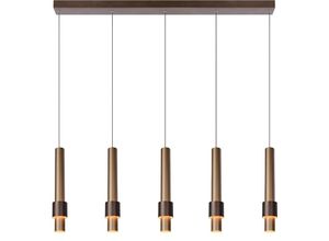 5411212241900 - Margary - Pendelleuchten - led Dim - 5x42W 2700K - Kaffee - Lucide