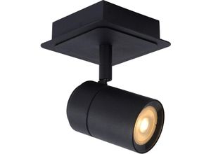 5411212262677 - Lennert - Deckenstrahler Badezimmer - led Dim - GU10 - 1x5W 3000K - IP44 - Schwarz - Lucide