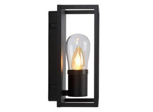 5411212271723 - Carlyn - Wandleuchte Badezimmer - 1xE14 - IP54 - Schwarz - Lucide