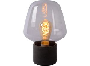 5411212450753 - Becky - Tischlampe - ø 20 cm - 1xE27 - Rauchfarbe Grau - Lucide