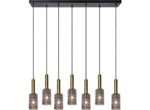 5411212451620 - Coralie - Pendelleuchten - 7xE27 - Mattes Gold   Messing - Lucide