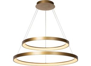 5411212460929 - Vidal - Pendelleuchten - ø 78 cm - led Dim - 1x92W 2700K - Mattes Gold   Messing - Lucide