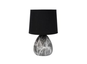 5411212470225 - Marmo - Tischlampe - ø 16 cm - 1xE14 - Schwarz - Lucide