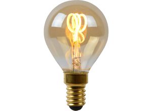 5411212491343 - P45 - Glühfadenlampe - ø 45 cm - led Dim - E14 - 1x3W 2200K - Amber - Lucide