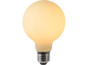 5411212491428 - G80 - Glühfadenlampe - ø 8 cm - led Dim - E27 - 1x49W 2700K - Opal - Lucide