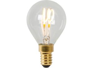 5411212491770 - P45 - Glühfadenlampe - ø 45 cm - led Dim - E14 - 1x3W 2700K - Transparent - Lucide