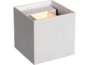 5411212690012 - Axi - Wandstrahler   Wandleuchte Badezimmer - led - 2x7W 2700K - IP54 - Einstellbarer Abstrahlwinkel - Weiß - Lucide