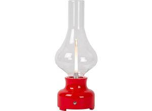 5411212741080 - Jason - wiederaufladbare Tischlampe - Akku Batterie - led Dim - 1x2W 3000K - 3 StepDim - Rot - Lucide