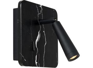 5411212770936 - Oregon - Bettlampe   Wandleuchte - led - 1x4W 3000K - Mit USB-Ladepunkt - Schwarz - Lucide