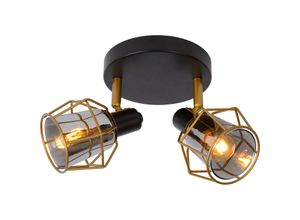 5411212770981 - Nila - Deckenstrahler - 2xE14 - Schwarz - Lucide