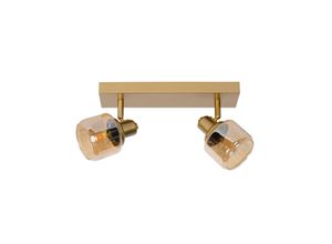 5411212771223 - Bjorn - Deckenstrahler - 2xE14 - Mattes Gold   Messing - Lucide