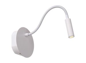 5411212771391 - Jolijn - wiederaufladbare Bettlampe   Wandleuchte - Akku Batterie - ø 11 cm - led - 1x2W 3000K - Magnetisch - Weiß - Lucide