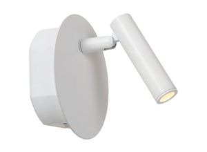 5411212772367 - Jolijn - wiederaufladbare Bettlampe   Wandleuchte - Akku Batterie - ø 102 cm - led - 1x2W 3000K - Magnetisch - Weiß - Lucide