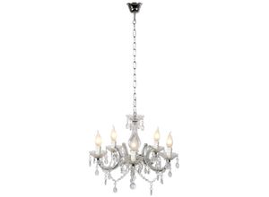 5411212780294 - Arabesque - Kronleuchter - ø 45 cm - 5xE14 - Transparent - Lucide