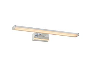 5411212791443 - Onno - Spiegelleuchte Badezimmer - led - 1x8W 3000K - IP44 - Chrom Matt - Lucide