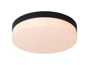 5411212792150 - Biskit - Deckenleuchte Badezimmer Ø 28 cm LED 1x18W 2700K IP44 Bewegungssensor Schwarz