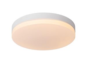 5411212792204 - Biskit - Deckenleuchte Badezimmer - ø 40 cm - led - 1x36W 2700K - IP44 - Bewegung und Tag   Nacht-Sensor - Weiß - Lucide