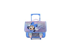 5411217000762 - Schultasche auf Rädern Minnie Leopard 41 CM Trolley für Kinder Kindergarten Freizeit Radranzen