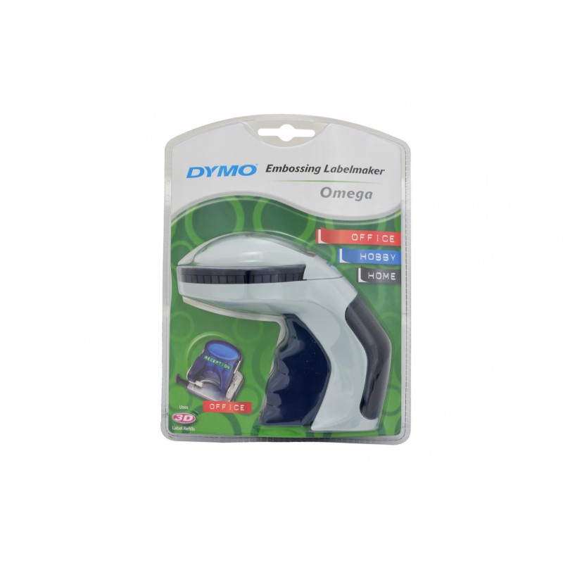 5411313127486 - DYMO Omega Etikettenprägegerät DE GB | Ergonomisches Prägegerät mit einem intuitiven Dreh-Klick-System | für den Heimbedarf