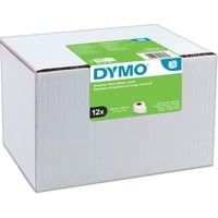 5411313131865 - DYMO Original LabelWriter Versandetiketten -Namensschilder (Groß) | 54 mm x 101 mm | 12 Rollen mit je 220 leicht ablösbaren Etiketten (2640 Etiketten) | für LabelWriter Etikettendrucker