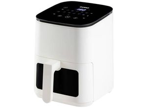 5411397160188 - DOMO Deli-freyer Heißluft-Fritteuse 1350 W Timerfunktion Antihaftbeschichtung Überhitzungsschutz mit Display Weiß Schwarz