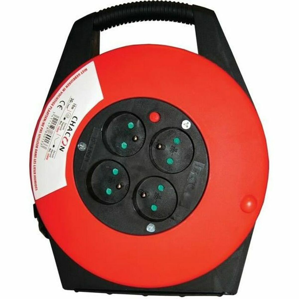 5411478890133 - Kabeltrommel 4 Stecker 3 x 15 mm 10 m