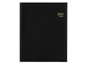 5412303005050 - Brepols Buchkalender Concorde Lima DIN A4 2024 1 Woche 2 Seiten Leder Schwarz Deutsch Englisch Französisch Italienisch Niederländisch Spanisch 215 x 15 x 276 cm