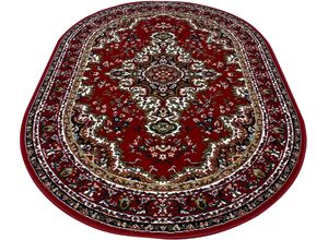 5412580784532 - Teppich HOME AFFAIRE Oriental Teppiche Gr B L 160 cm x 230 cm 7 mm 1 St rot Orientalische Muster Orient-Optik mit Bordüre Kurzflor pflegeleicht elegant