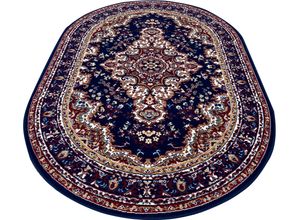 5412580784556 - Teppich HOME AFFAIRE Oriental Teppiche Gr B L 160 cm x 230 cm 7 mm 1 St blau Orientalische Muster Orient-Optik mit Bordüre Kurzflor pflegeleicht elegant