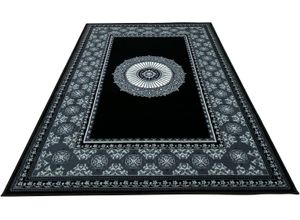 5412580787052 - Teppich HOME AFFAIRE Shari Teppiche Gr B L 240 cm x 330 cm 7 mm 1 St grau Esszimmerteppiche Orient-Optik mit Bordüre Teppich Kurzflor Weich Pflegeleicht