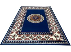 5412580787212 - Teppich HOME AFFAIRE Shari Teppiche Gr B L 160 cm x 230 cm 7 mm 1 St blau (hellblau) Esszimmerteppiche