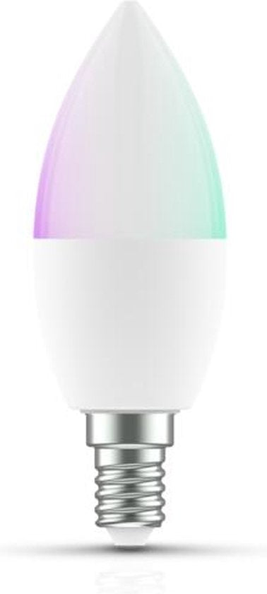 5412748747485 - smart Wi-Fi LED Kerze | E14 | 380 Lumen | RGB - Weiß | 45W = 40W | Kompatibel mit Fernbedienung