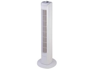 5412748751758 - Profile - Oszillierender Säulenventilator 45w 3 Geschwindigkeiten 80 cm weiß