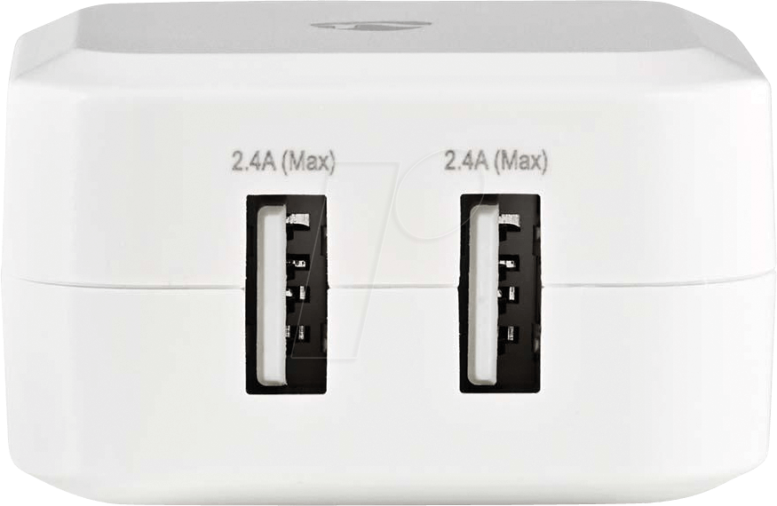 5412810267552 - N WCHAU484AWT - USB-Ladegerät 5 V 4800 mA weiß 2-Port