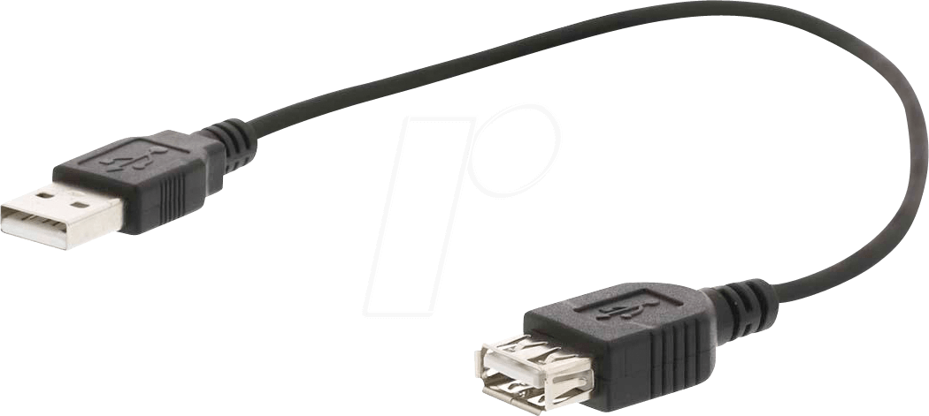 5412810274703 - N CCGP60010BK30 - USB 20 Kabel A-Stecker > A-Buchse 3 m Schwarz