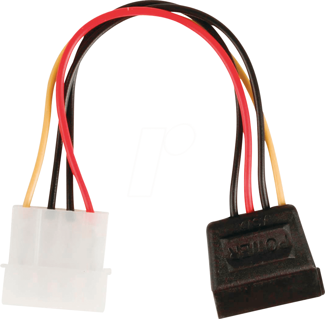 5412810279814 - N CCGP73500VA015 - Internes Netzkabel Molex-Stecker > 15-pol SATA-Buchse 015 m