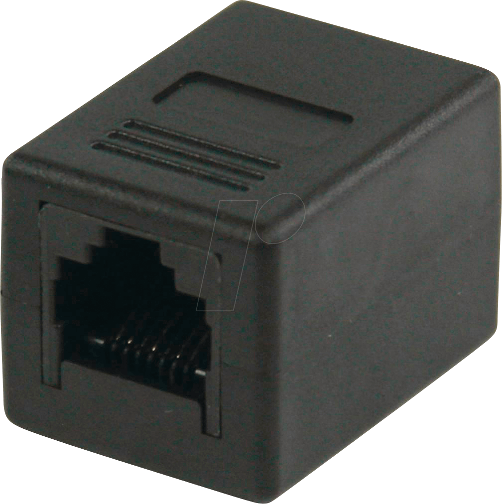 5412810282692 - N CCGP89000BK - Netzwerk Adapter RJ45 Buchse Buchse Cat5 schwarz