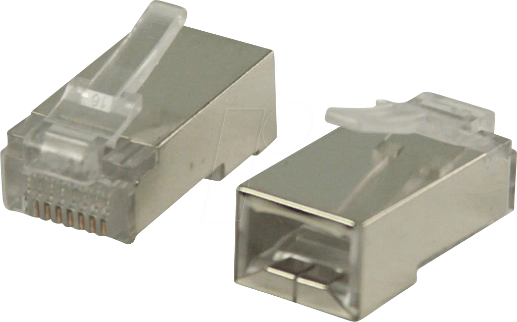 5412810283323 - N CCGP89302ME - RJ45-Stecker Cat 5 U FTP 10 Stück Metall