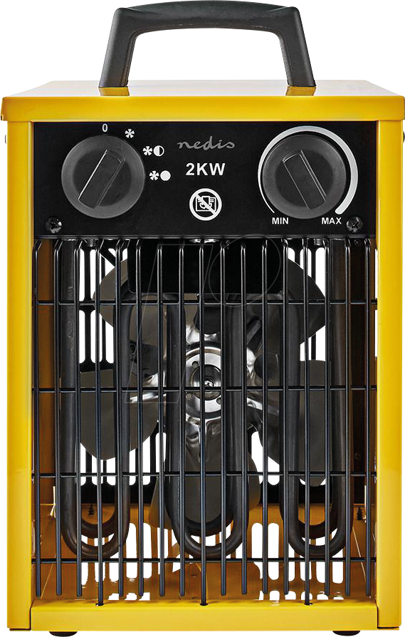 5412810314591 - - Industrie Heizlüfter Elektroheizer 1000 2000 w Verstellbares Thermostat 2 Wärmeeinstellungen Heizgebläse gelb h 31 cm 5412810314591 - - Industrie Heizlüfter Elektroheizer 1000 2000 w Verstellbares Thermostat 2 Wärmeeinstellungen Heizgebläse gelb h 31 cm